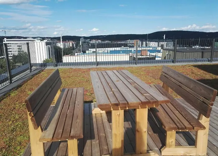 Moderni Avara Yksioe Jyvaeskylaen Ydinkeskustassa Apartamento Jyväskylä